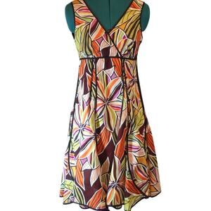 Women’s Multicolor Floral Fit & Flare Dress by Spense – Size 6